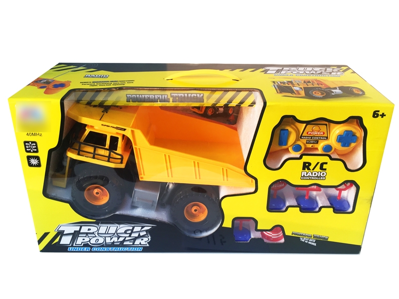 6 FUNCTION R/C CONSTRUCTION CAR W/LIGHT & MUSIC INCLUDED BATTERY - HP1120689