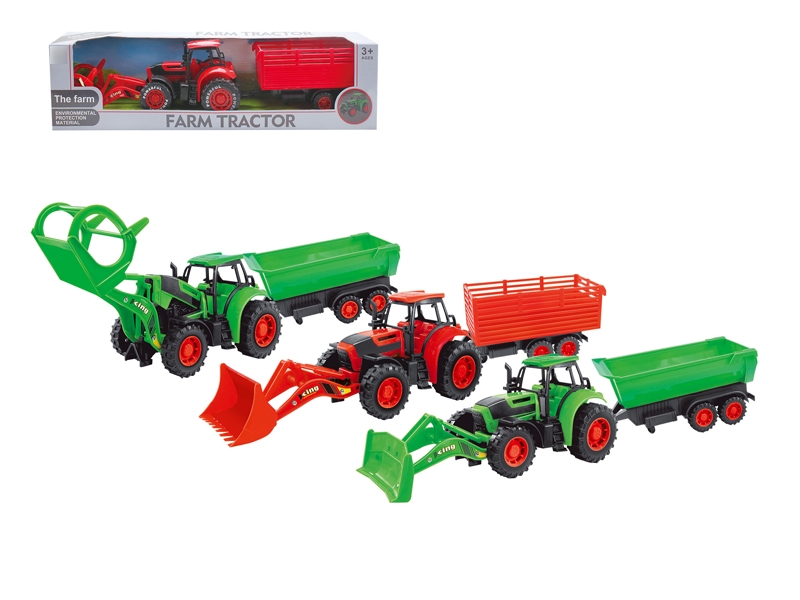 FRICTION FARMER TRUCK RED & GREEN 6 ASST. - HP1120732