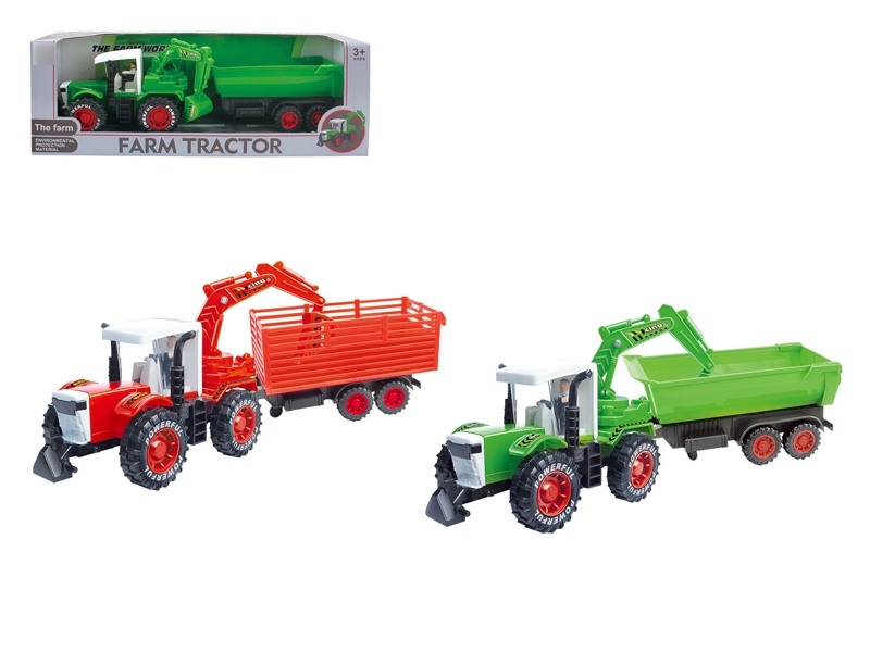 FRICTION FARMER TRUCK RED & GREEN 2 ASST. - HP1120736