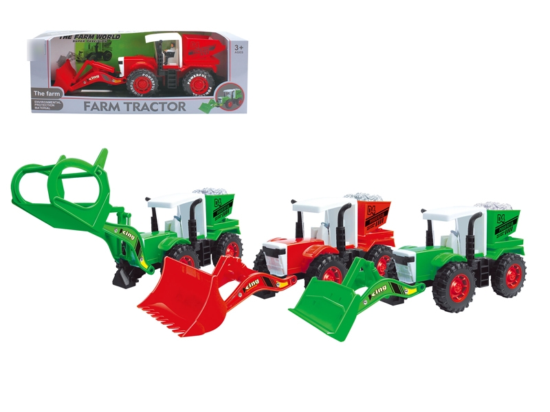 FRICTION FARMER TRUCK RED & GREEN 3 ASST. - HP1120737