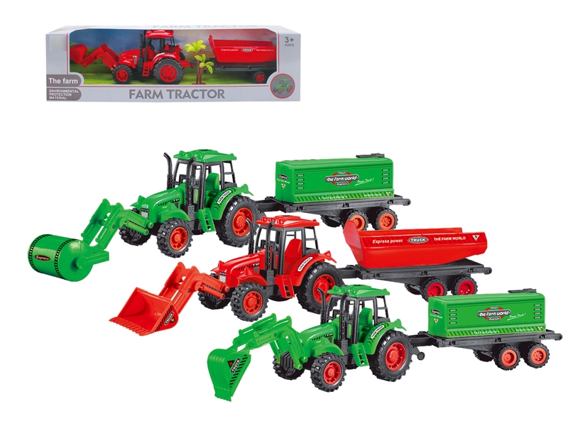 FRICTION FARMER TRUCK RED & GREEN 6 ASST. - HP1120740