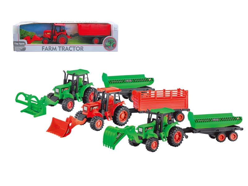 FRICTION FARMER TRUCK RED & GREEN 6 ASST. - HP1120744