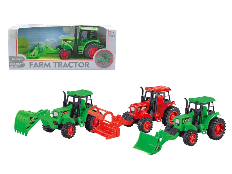 FRICTION FARMER TRUCK RED & GREEN 3 ASST. - HP1120746