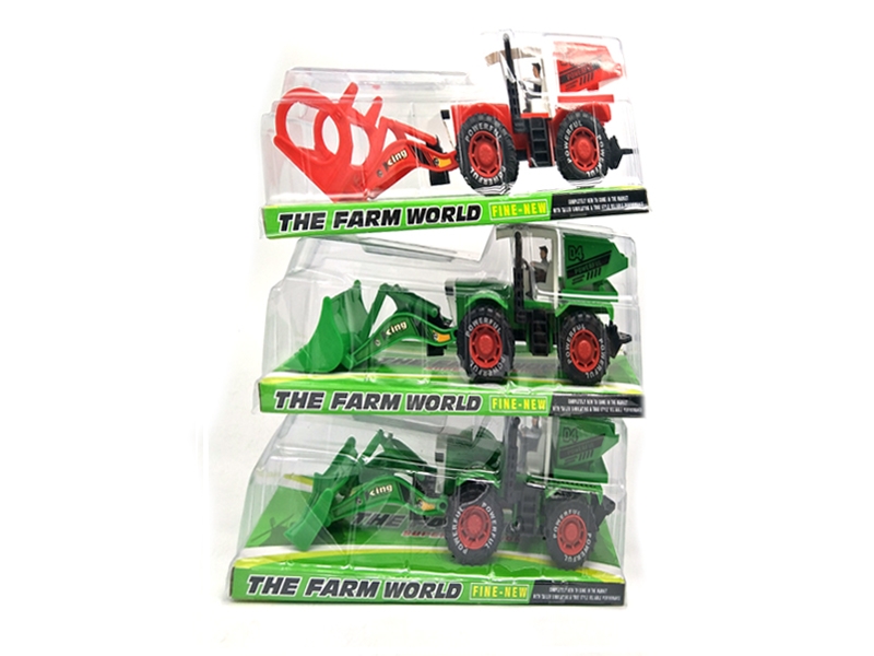 FRICTION FARMER TRUCK RED & GREEN 3 ASST. - HP1120748