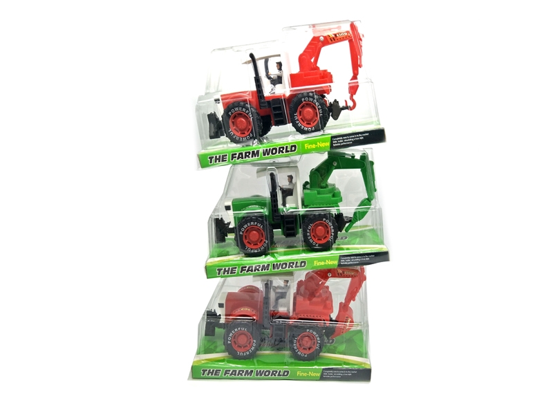 FRICTION FARMER TRUCK RED & GREEN 3 ASST. - HP1120749