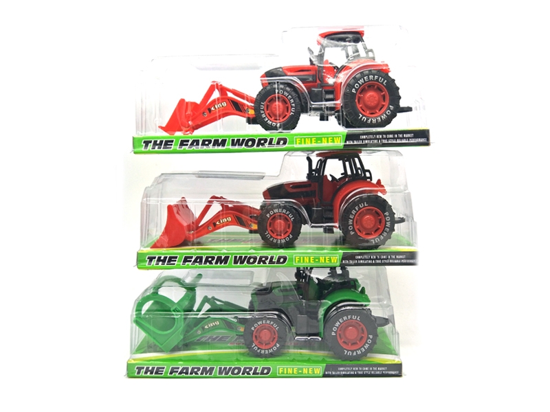 FRICTION FARMER TRUCK RED & GREEN 3 ASST. - HP1120752