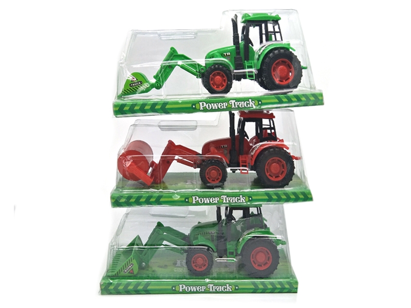 FRICTION FARMER TRUCK RED & GREEN 3 ASST. - HP1120755