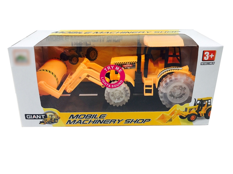 FRICTION FARMER TRUCK W/LIGHT & MUSIC & INCLUDED BATTERY 3 ASST. - HP1120766