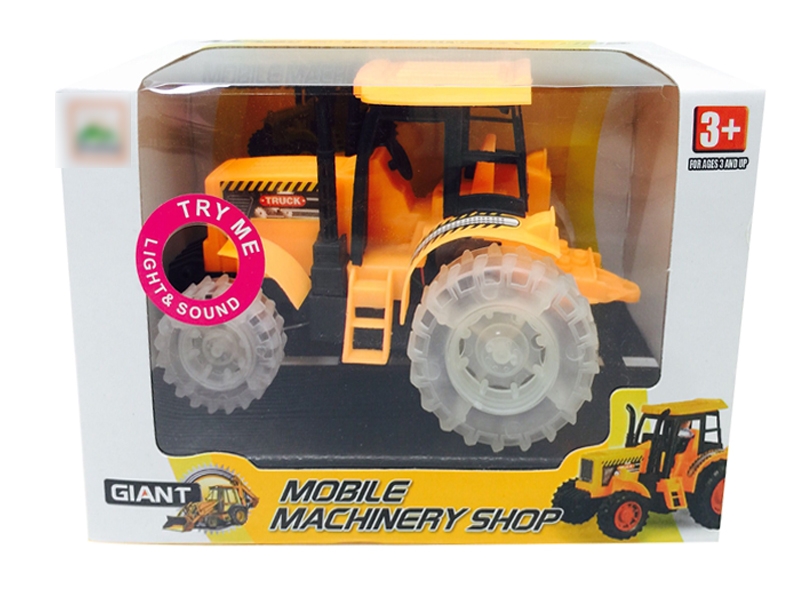 FRICTION FARMER TRUCK W/LIGHT & MUSIC & INCLUDED BATTERY - HP1120767