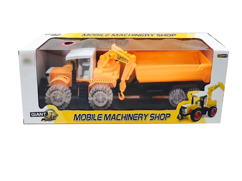 FRICTION FARMER TRUCK W/LIGHT & MUSIC & INCLUDED BATTERY 2 ASST. - HP1120770