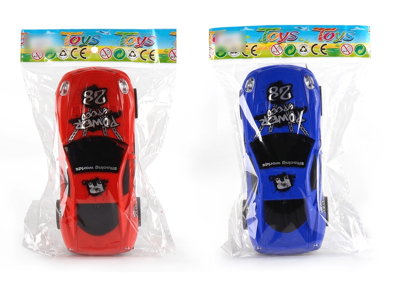 FRICTION CAR RED & YELLOW & BIU - HP1120869