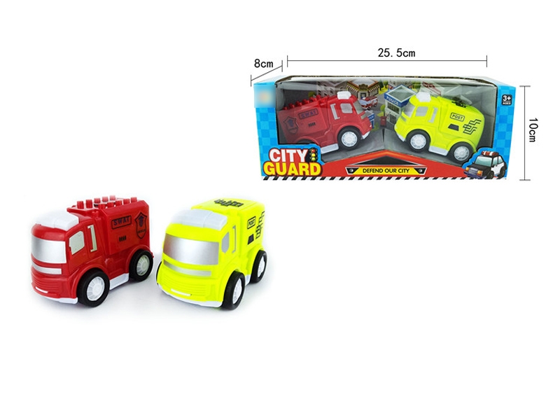 FRICTION POLICE CAR 2 ASST.2PCS - HP1121134