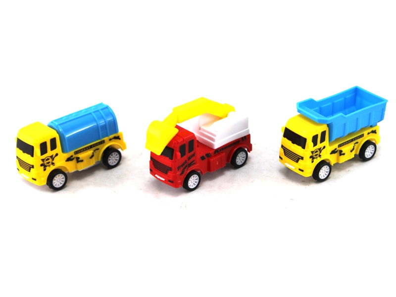 PULL BACK CONSTRUCTION TRUCK 3 ASST. - HP1121204