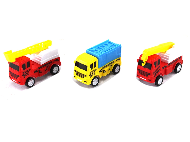 PULL BACK FIRE TRUCK 3 ASST. - HP1121205