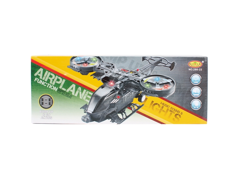 B/O BUMP & GO HELICOPTER W/LIGHT & MUSIC - HP1121329