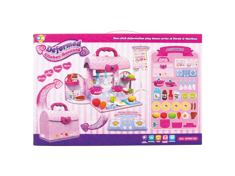 PLASTIC HANDBAG W/KITCHEN SET - HP1121339