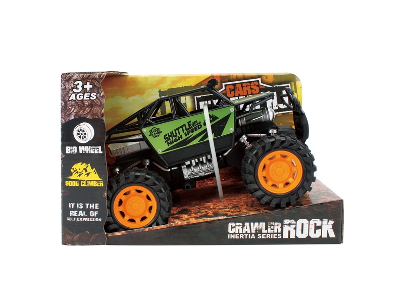 FRICTION DIE CAST CAR YELLOW/RED - HP1121504