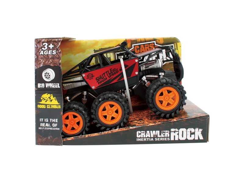 FRICTION DIE CAST CAR YELLOW/RED - HP1121505