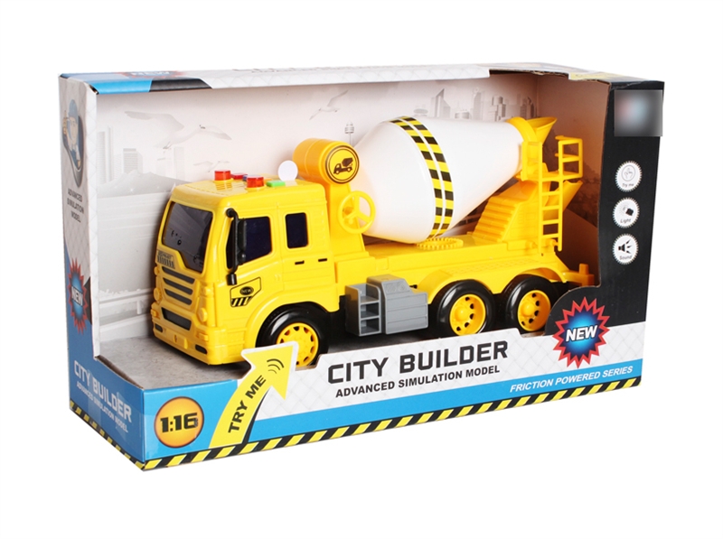 FRICTION CONSTRUCTION CAR W/LIGHT & MUSIC & INCLUDED BATTERY - HP1122160