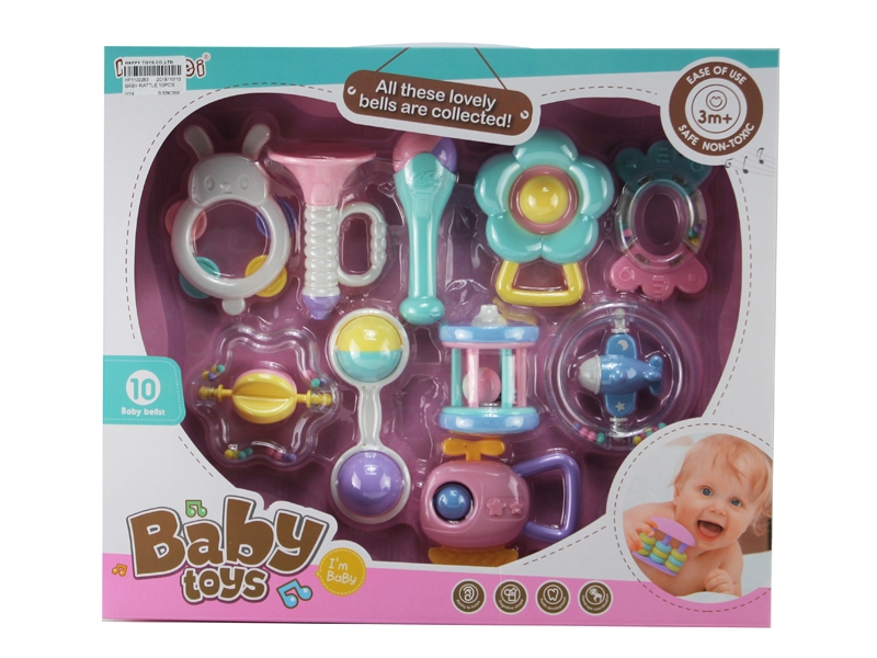 BABY RATTLE 10PCS - HP1122283