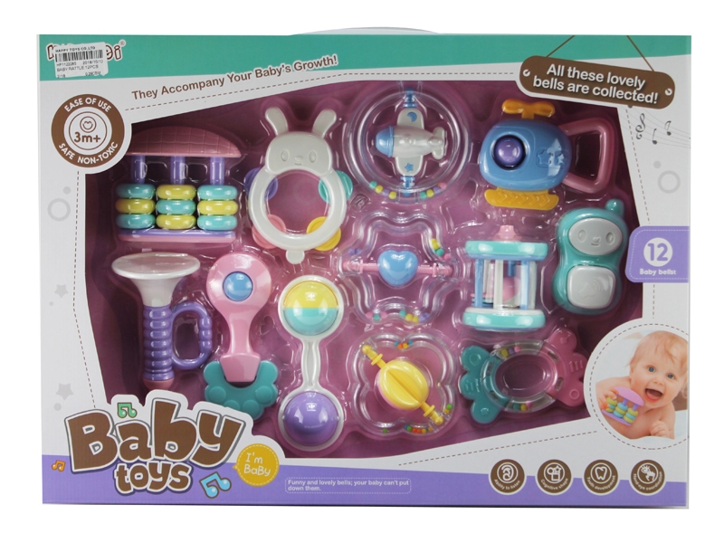 BABY RATTLE 12PCS - HP1122285