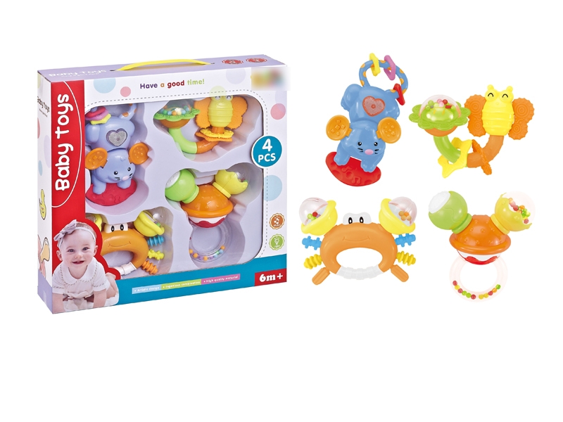 BABY RATTLE SET 4PCS - HP1122436