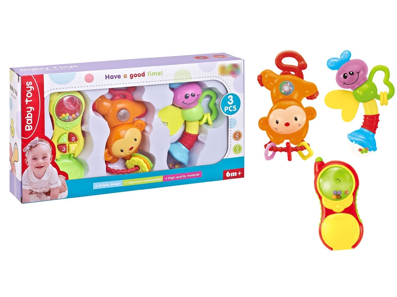 BABY RATTLE SET 3PCS - HP1122437