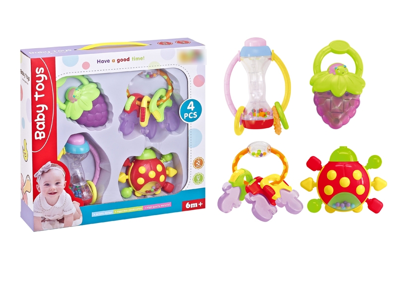 BABY RATTLE SET 4PCS - HP1122439