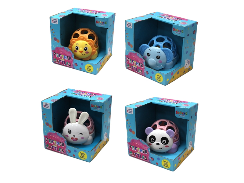 BABY SOFT RUBBER ANIMAL W/LIGHT & MUSIC - HP1122450
