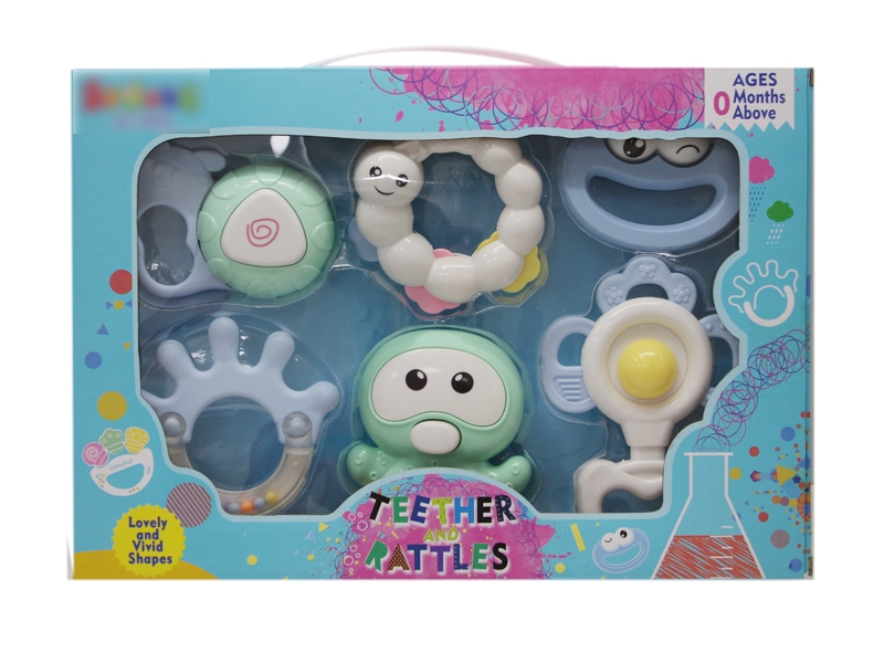 BABY RATTLE SET 6PCS - HP1122452