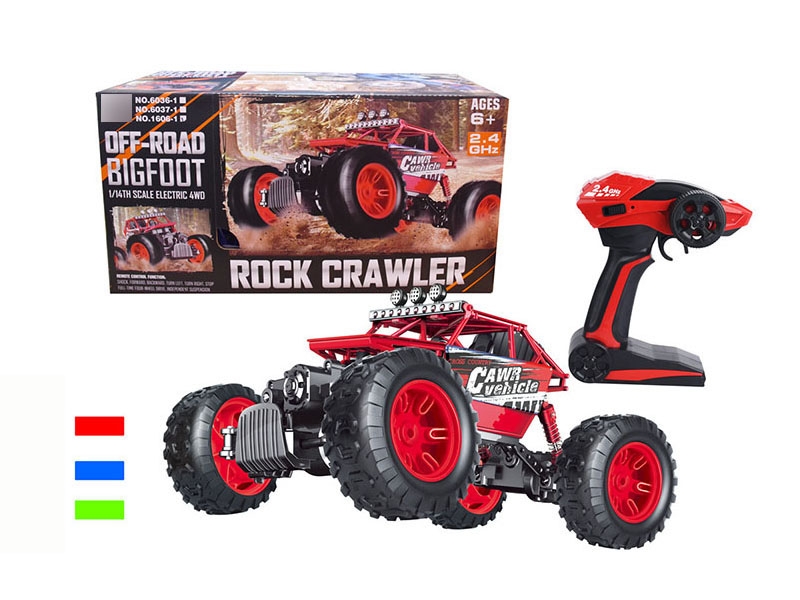 1：14 4 FRICTION DIE CAST CAR,RED/BLUE/GREEN,INCLUDED BATTERY - HP1122585