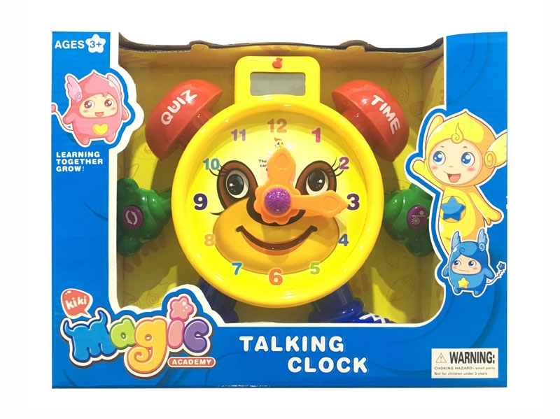 B/O CLOCK LEARNING GAME W/MUSIC & LIGHT(ENGLISH/SPANISH) - HP1122587