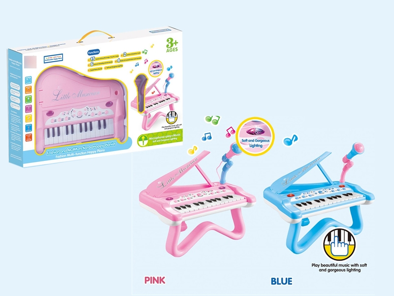 PIANO W/LIGHT & MUSIC PINK/BLUE - HP1122594