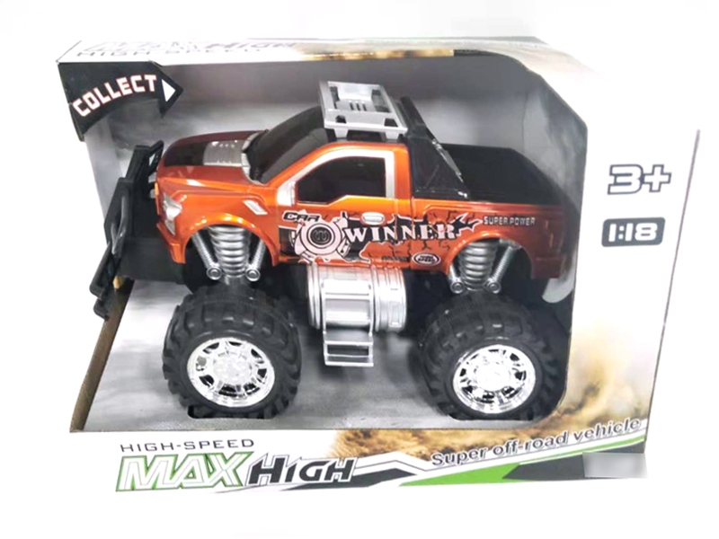 FRICTION CAR ORANGE & RED - HP1122707