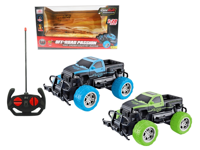 4 FUNCTION R/C CAR GREEN/BLUE - HP1122781