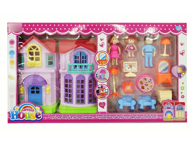 VILLA W/LIGHT & MUSIC INCLUDED BATTERY(3*AG13) - HP1122853