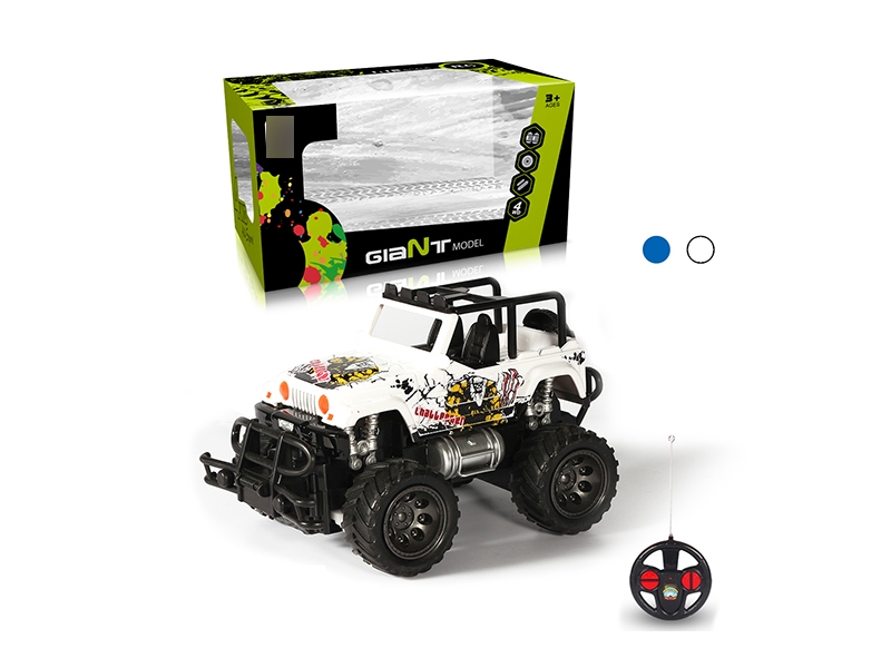 1：16 4 FRICTION R/C CAR,BLUE/WHITE - HP1122861