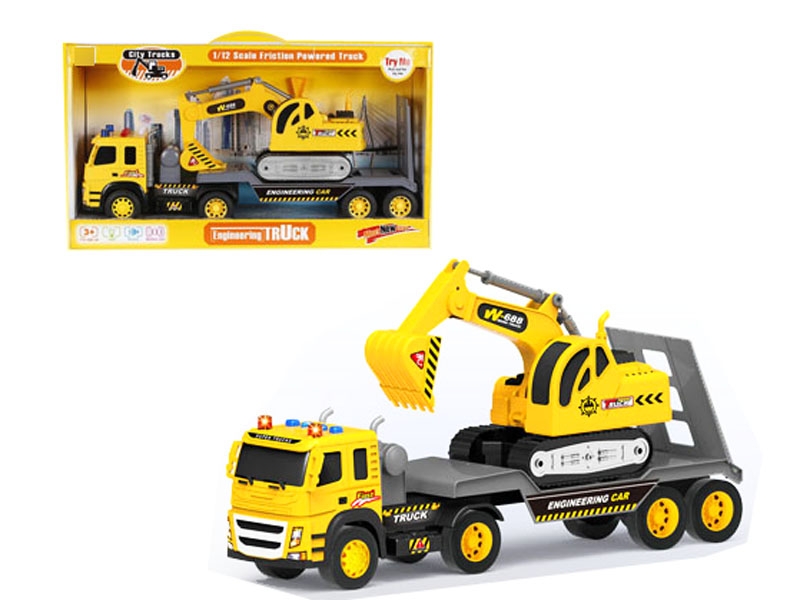 FRICTION CONSTRUCTION TRUCK W/IC & LIGHT CELL INCLUDED - HP1122878