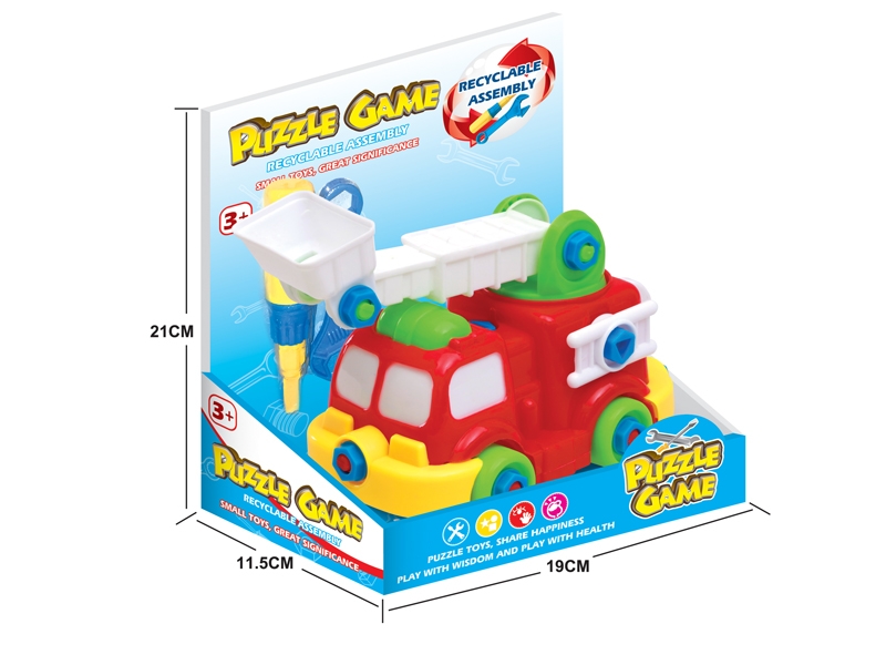 ASSEMBLE CARTOON FIRE TRUCK - HP1123029