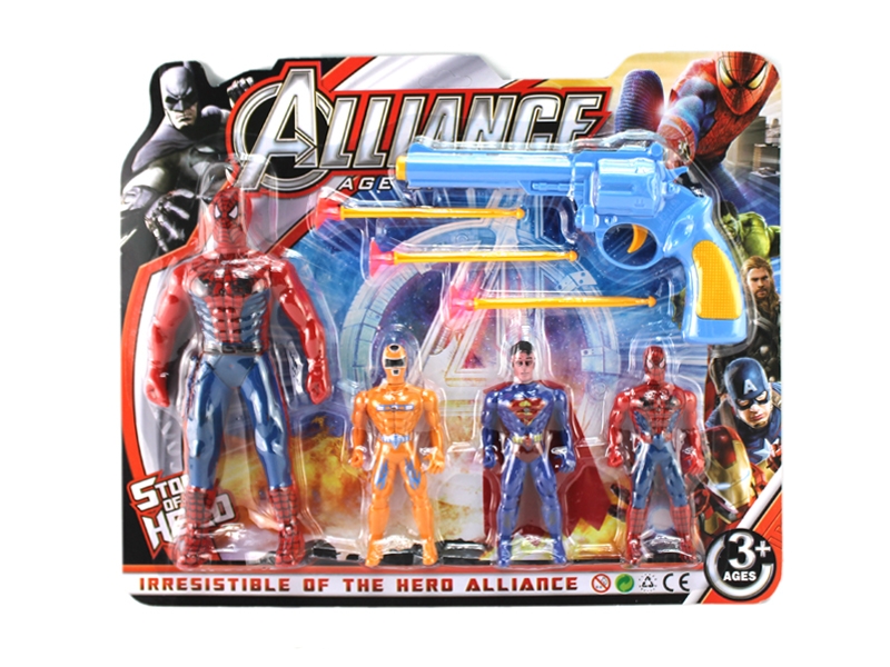 TRANSFORMABLE ROBOT W/SOFT SHOOTING GUN SET - HP1123066