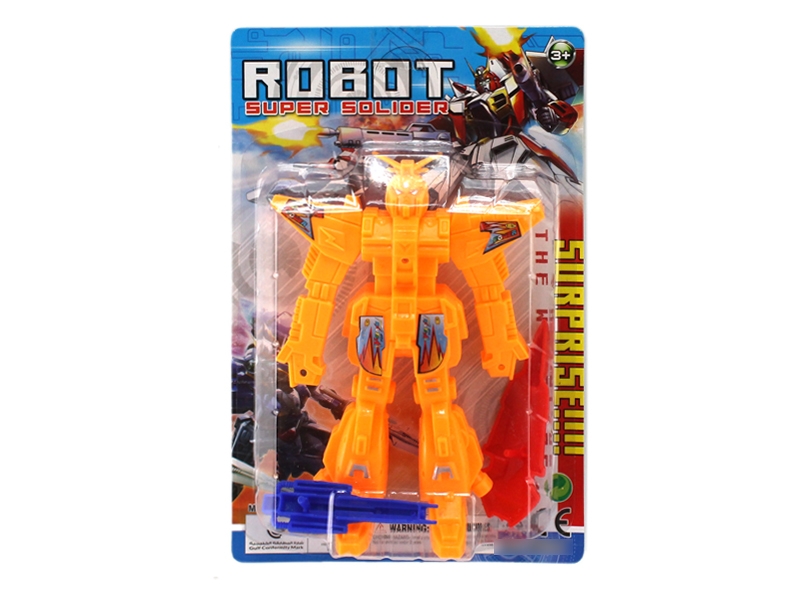 TRANSFORMABLE ROBOT W/LIGHT（4 COLORS） - HP1123070