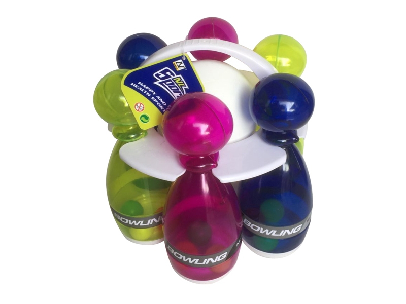 BOWLING SET BIU & PURPLE & GREEN - HP1123163