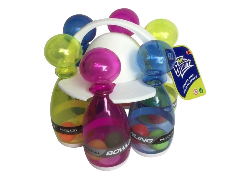 BOWLING SET BIU & PURPLE & GREEN - HP1123164