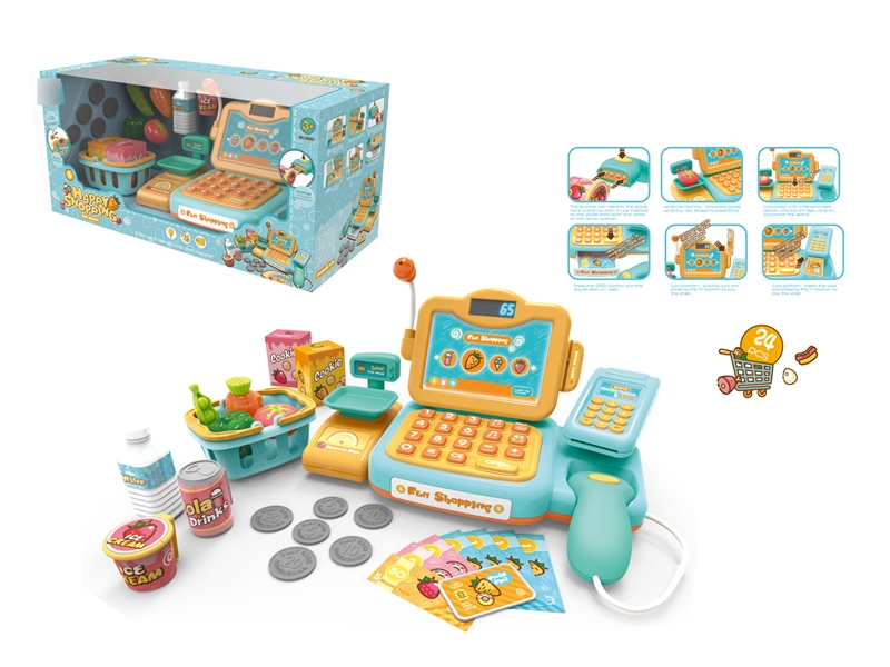 CASH REGISTER W/LIGHT & SOUND 24PCS - HP1123296