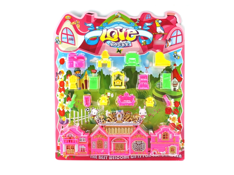 VILLA PINK & GREEN & YELLOW - HP1123335
