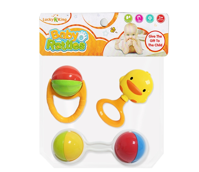 BABY RATTLE 3PCS - HP1123341