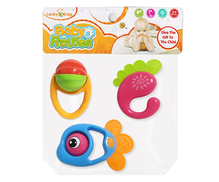 BABY RATTLE 3PCS - HP1123344