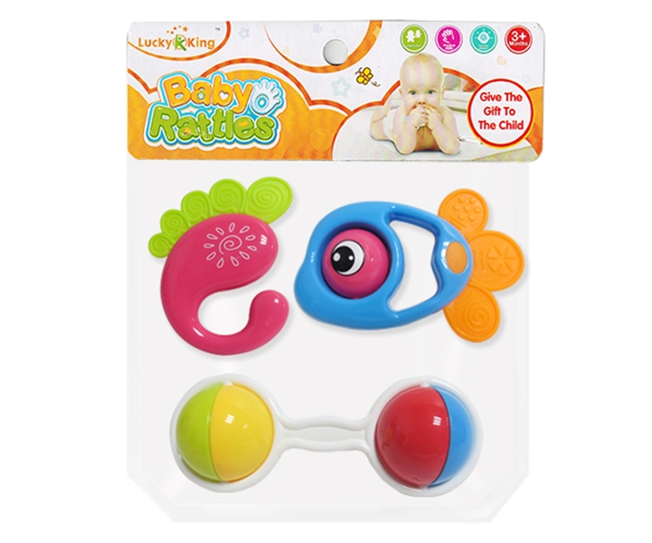 BABY RATTLE 3PCS - HP1123348