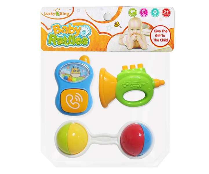 BABY RATTLE 3PCS - HP1123354