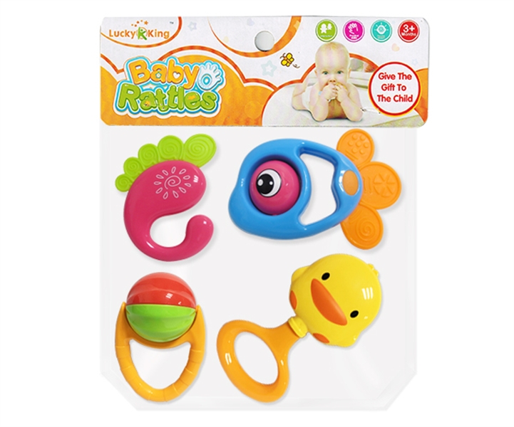 BABY RATTLE 4PCS - HP1123357